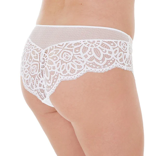 Shorty ivoire Pourquoi Pas POMM'POIRE-blanc Pomm Poire
