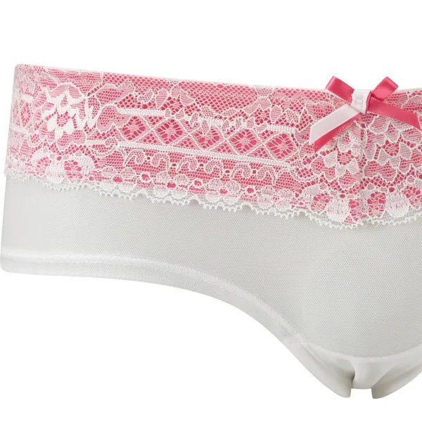 Shorty - Ivoire-Rose Panache