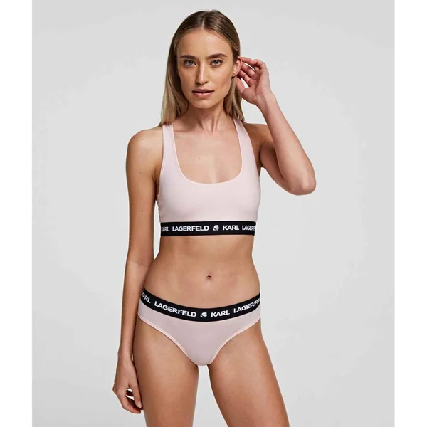 Shorty logoté - Rose Karl Lagerfeld