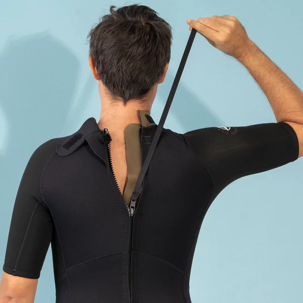 SHORTY LONGE CÔTE NÉOPRÈNE 2/2 HOMME NOIR