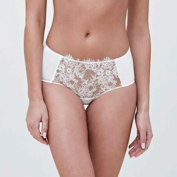 Shorty Motif floral Blanc - Entice Skarlett Blue