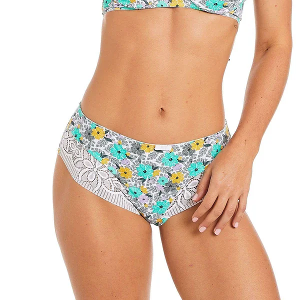 Shorty multico blanc Roulotte multicolore Pomm Poire