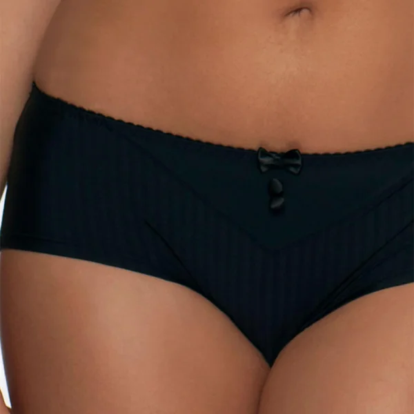 Shorty - Noir en nylon Curvy Kate Luxe