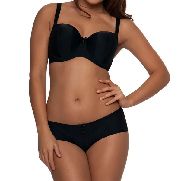 Shorty - Noir en nylon Curvy Kate Luxe