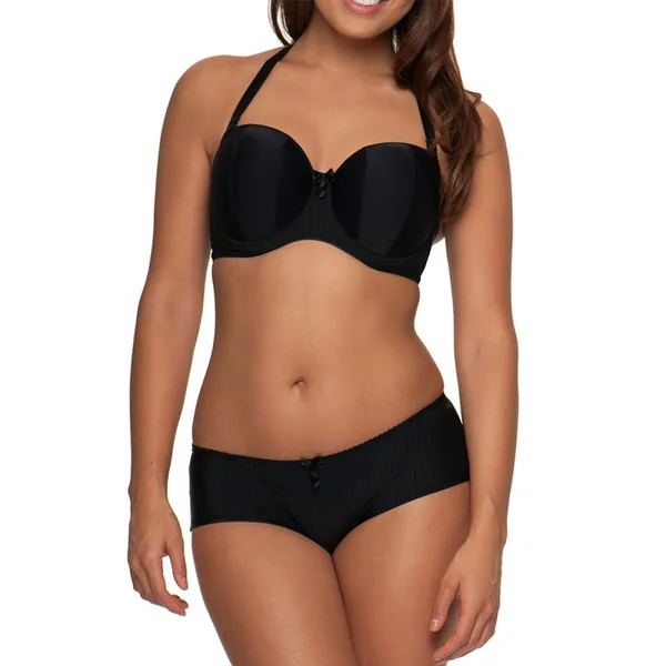 Shorty - Noir en nylon Curvy Kate Luxe