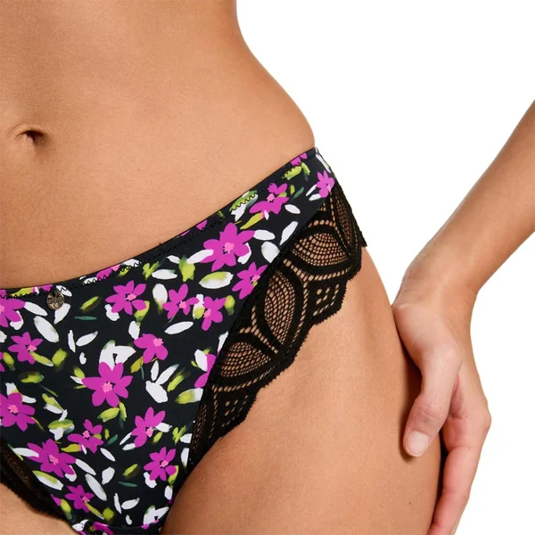 Shorty noir Heloise Morgan Lingerie