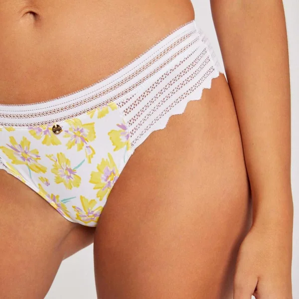 Shorty string blanc Tina Morgan Lingerie