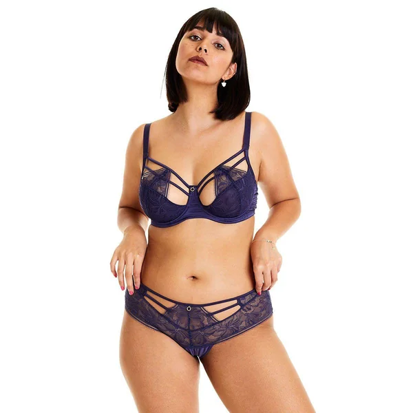 Shorty string bleu Diabolique Pomm Poire