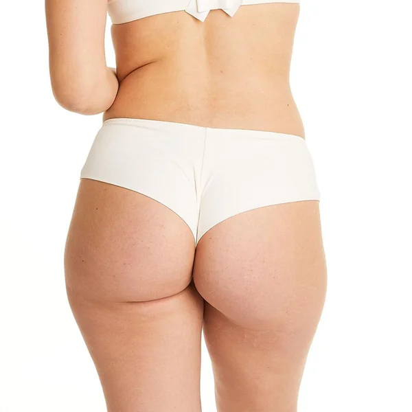 Shorty tanga ivoire Gaïa beige Camille Cerf x Pomm Poire