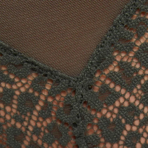Shorty tanga kaki Maëlle vert Morgan Lingerie