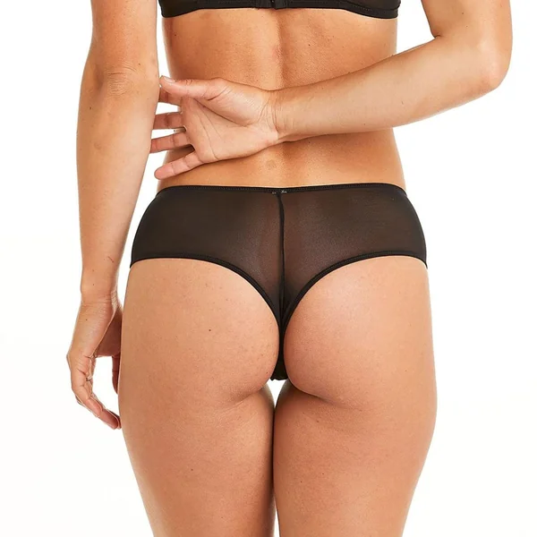 Shorty tanga noir Indécise Pomm Poire