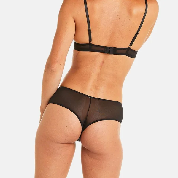 Shorty tanga noir Indécise Pomm Poire