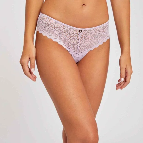 Shorty tanga parme Lison violet Morgan Lingerie