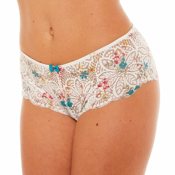 Shorty tanga Pomm Poire ZAZIE blanc Pomm Poire