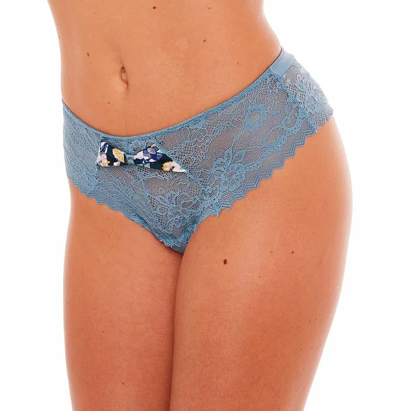 Shorty tanga Pomm'Poire OH LA LA bleu Pomm Poire
