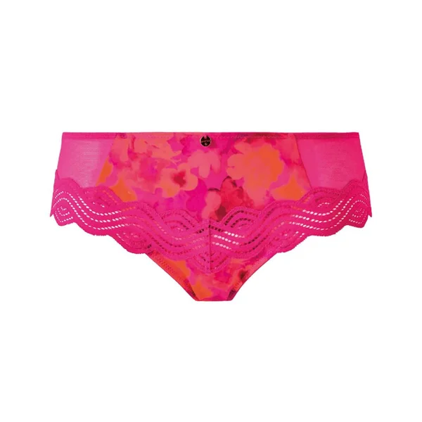Shorty tanga rose Thaïs Morgan Lingerie