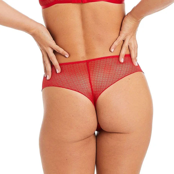 Shorty tanga rouge Sangria Pomm Poire