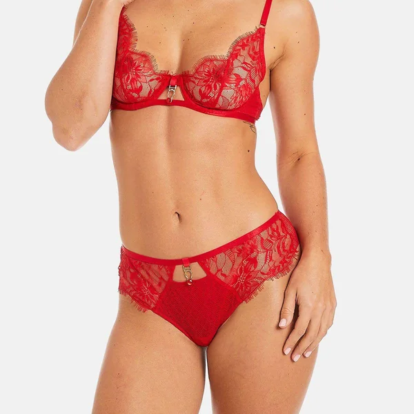 Shorty tanga rouge Sangria Pomm Poire
