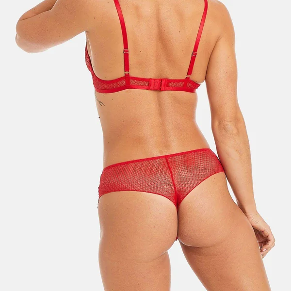 Shorty tanga rouge Sangria Pomm Poire