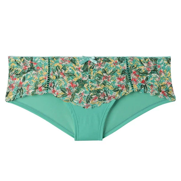 Shorty turquoise/jaune Elena bleu Pomm Poire