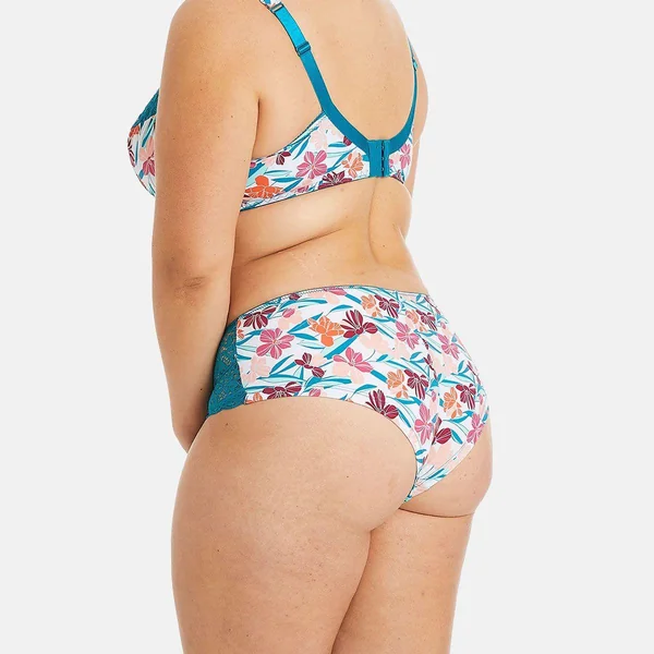 Shorty turquoise/rose Eva Pomm Poire