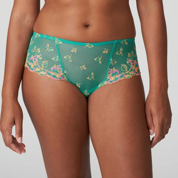 shorty voilé - Vert/Jaune rose foncé Prima Donna