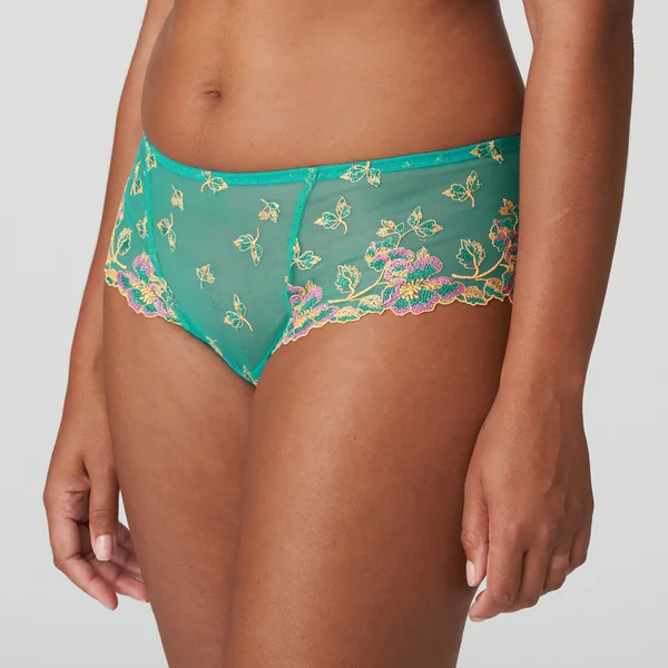 shorty voilé - Vert/Jaune rose foncé Prima Donna