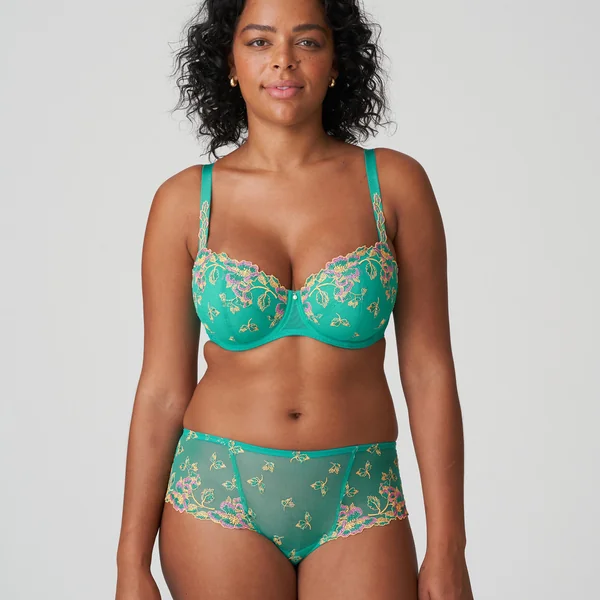 shorty voilé - Vert/Jaune rose foncé Prima Donna