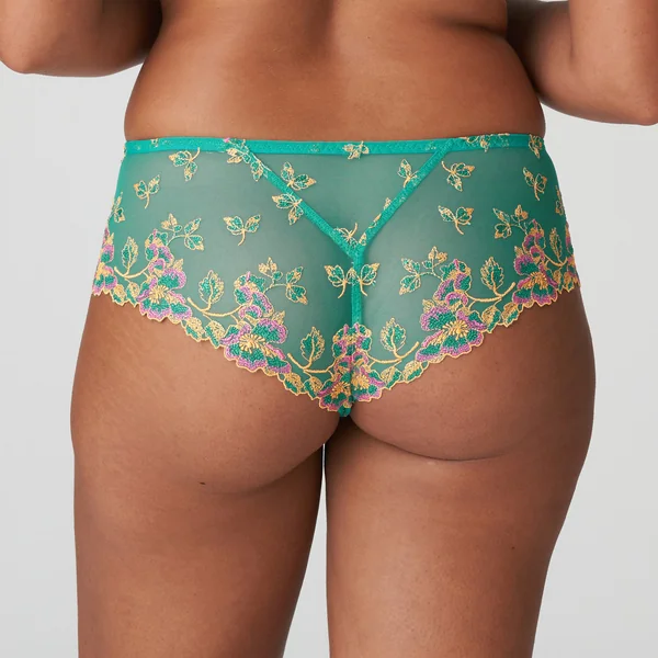 shorty voilé - Vert/Jaune rose foncé Prima Donna