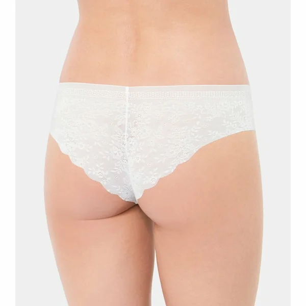 Shorty Zero Lace femme Sloggi - Blanc Cassé en coton Sloggi