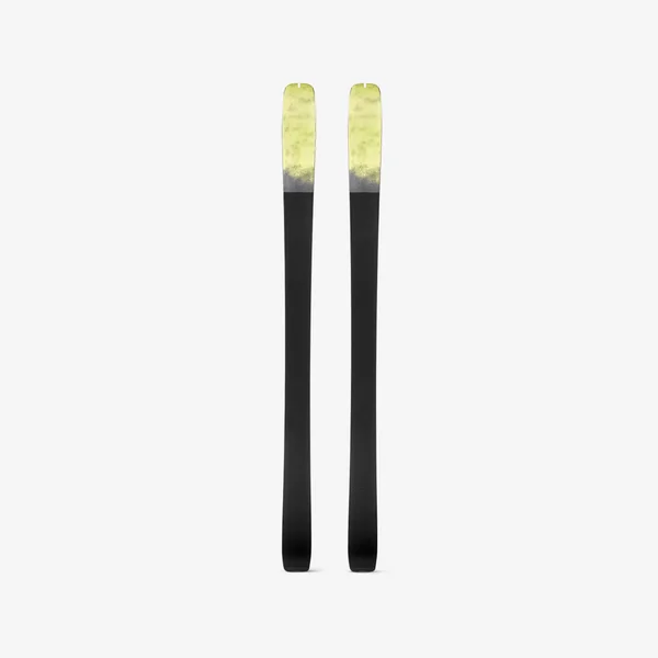 Skis de randonnée carbone avec peaux et sans fixation, WILDER 95