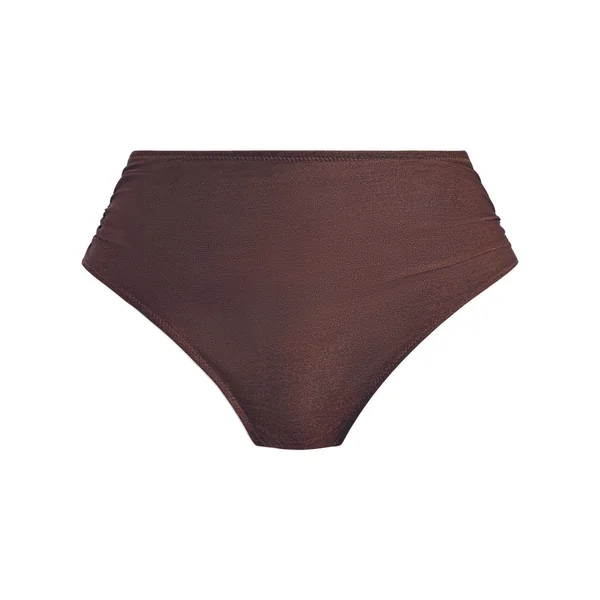 Slip Bikini taille haute marron Fantasie Bain