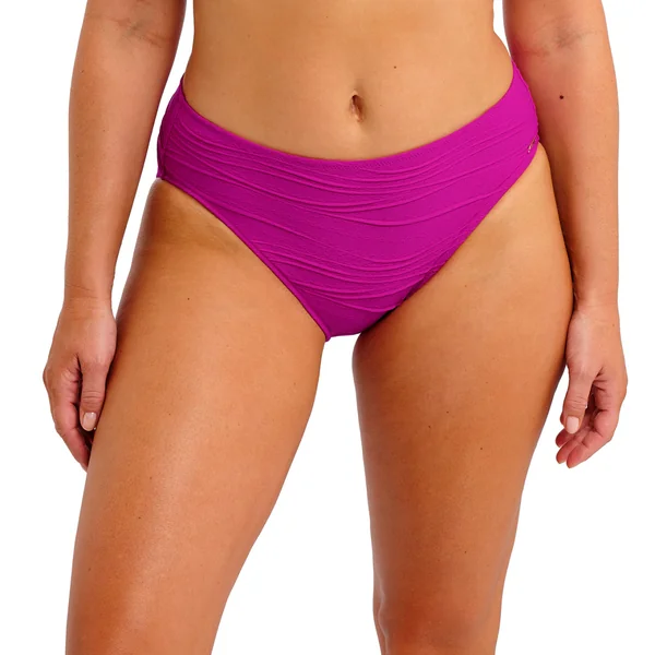 Slip Bikini taille mi haute Rose Fuschia Fantasie Bain