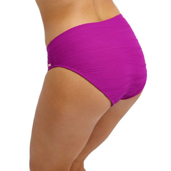 Slip Bikini taille mi haute Rose Fuschia Fantasie Bain