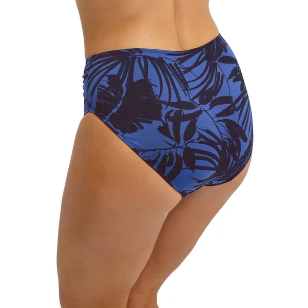 Slip Bikini taille mi-haute bleu Fantasie Bain