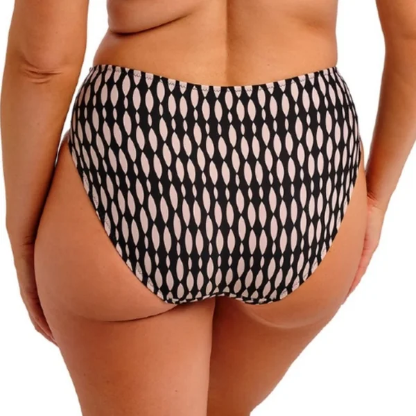 Slip Bikini taille mi-haute noir Fantasie Bain