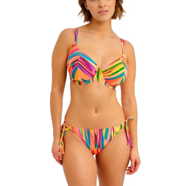 Slip Bikini à nouettes - Multicolore Freya Maillots