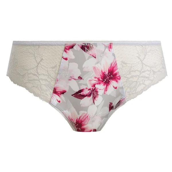 Slip Blanc à Motifs Fleuris Fantasie