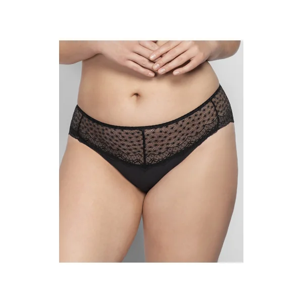 Slip brésilen léger JOSY 6732 NOIR