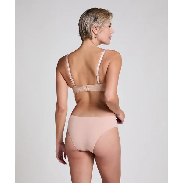 Slip Brésilien en Coton Kira - Beige