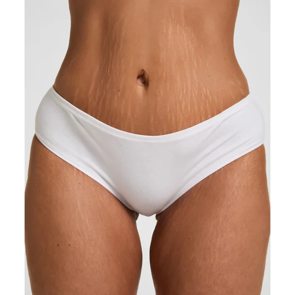 Slip Brésilien en Coton Kira - Blanc