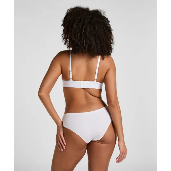 Slip Brésilien en Coton Kira - Blanc