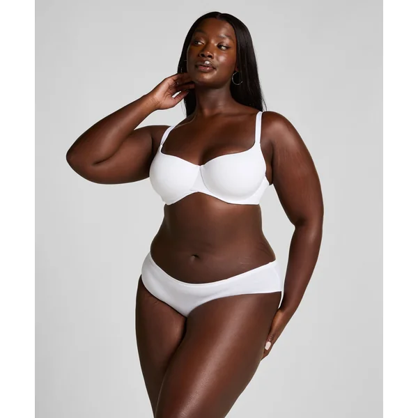 Slip Brésilien en Coton Kira - Blanc