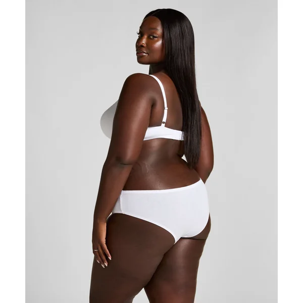 Slip Brésilien en Coton Kira - Blanc
