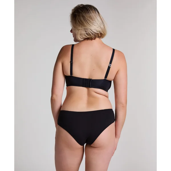 Slip Brésilien en Coton Kira - Noir