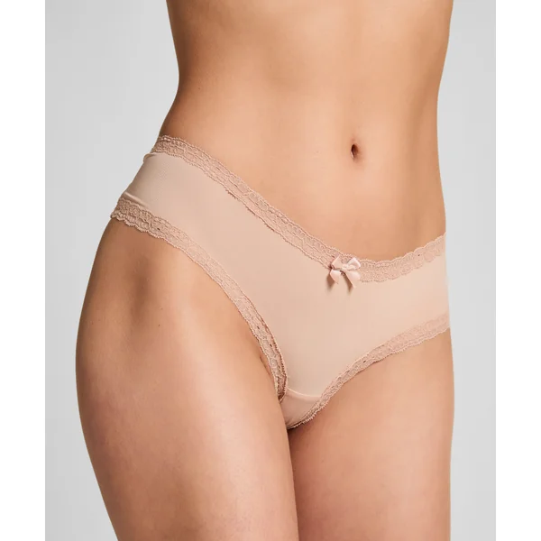 Slip brésilien en forme de V London - Beige