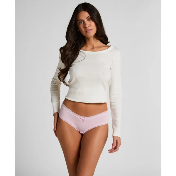 Slip brésilien en forme de V London - Rose