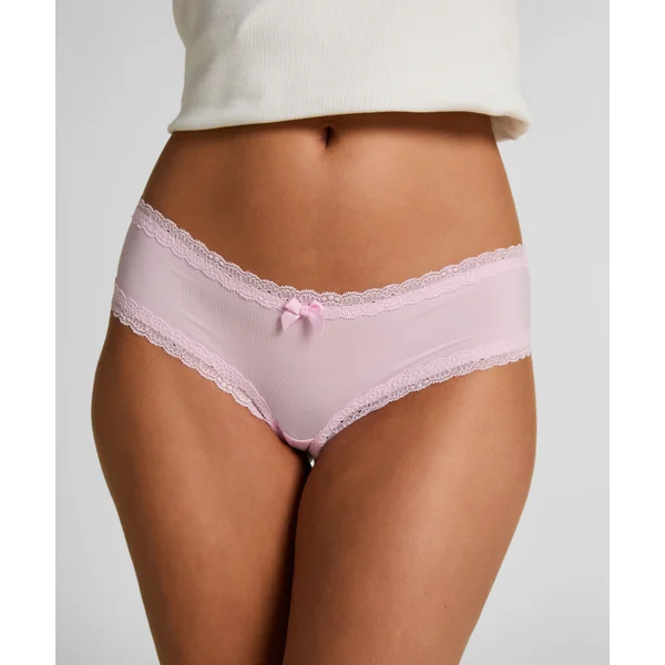 Slip brésilien en forme de V London - Rose