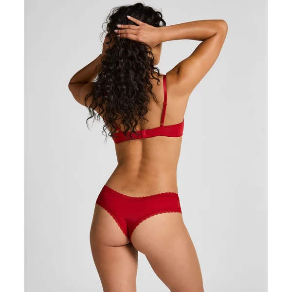 Slip brésilien en forme de V London - Rouge