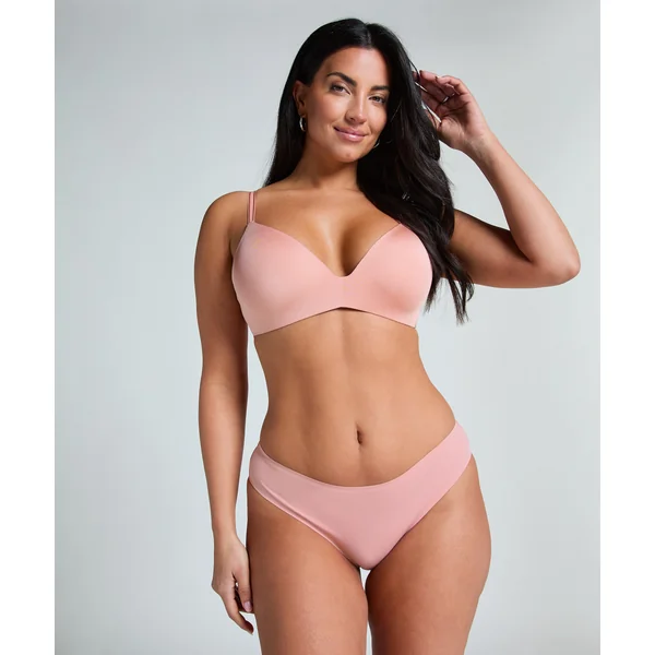 Slip brésilien Invisible - Rose